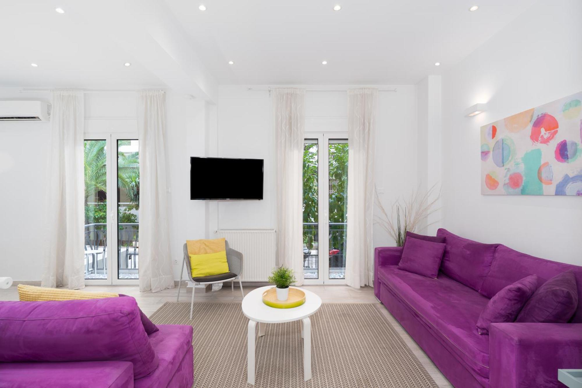 Spacious Modern Apartment In Athens Near Metro Exteriér fotografie